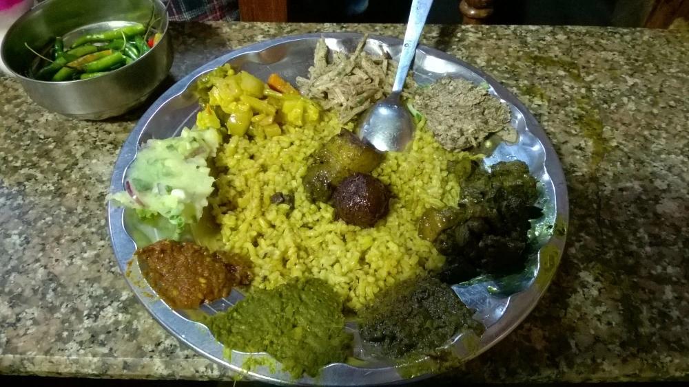 Authentic Khasi Food Jadoh Thali